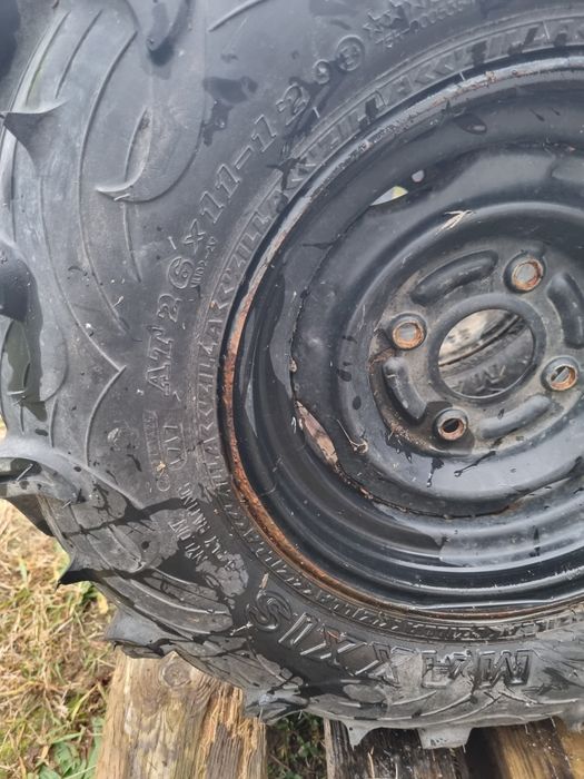 Opona felga maxxis zilla 26x11-12 quad ATV buggy 4x110