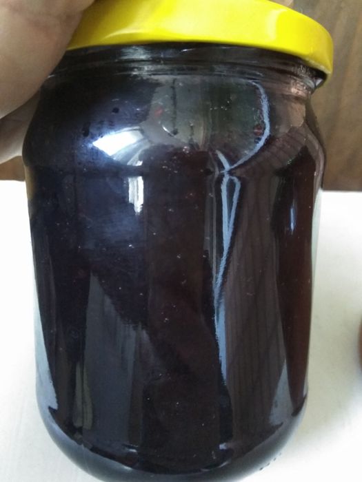 Варенье с персика и черешни