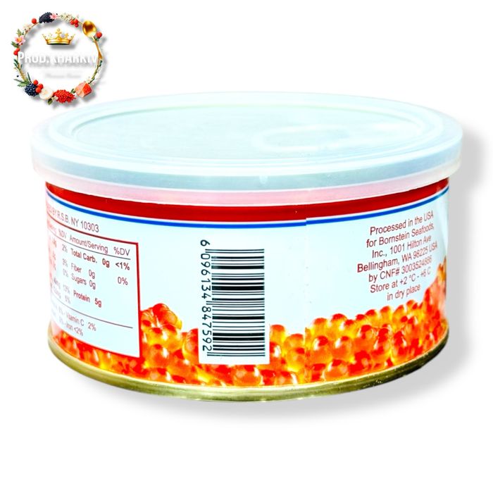 Икра Красная горбуши alaska malosol 140 грамм