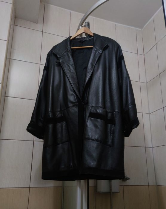 płaszcz damski XL Troy collection płaszczyk skórzany kurtka skórzana c