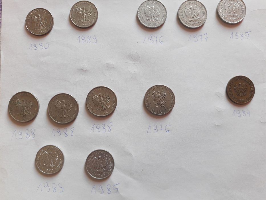 Monety polskie różne