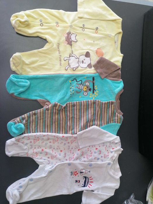 Babygrow de inverno para menino 0-6m
