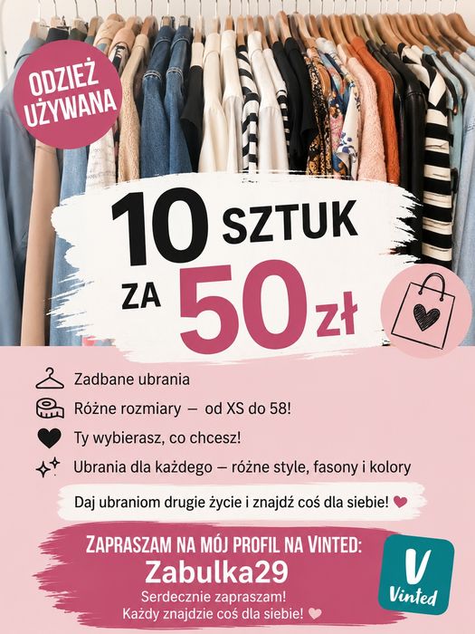 Sprzedam pakę ubrań
