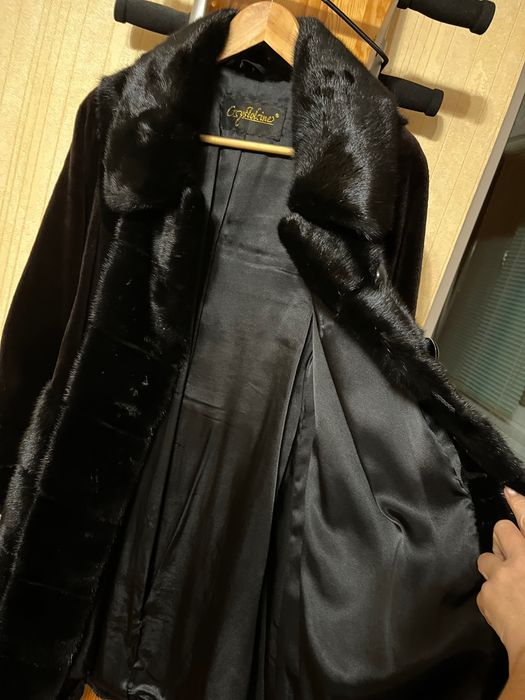 Шуба норкова чорна ексклюзивна