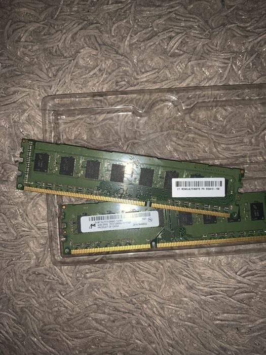 ОЗУ 2x4GB ddr 3.
