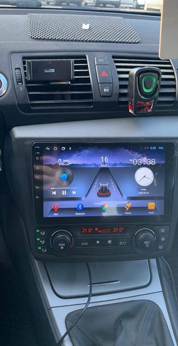 Rádio Android 14 com GPS BMW E81 E82 E87 E88 (Novo)