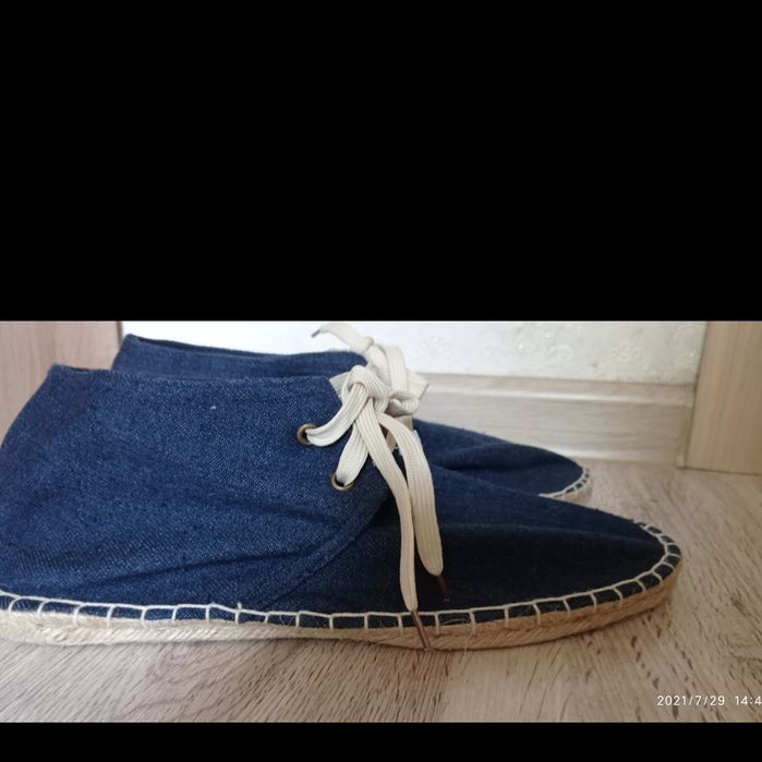 эспадрильи джинс верх