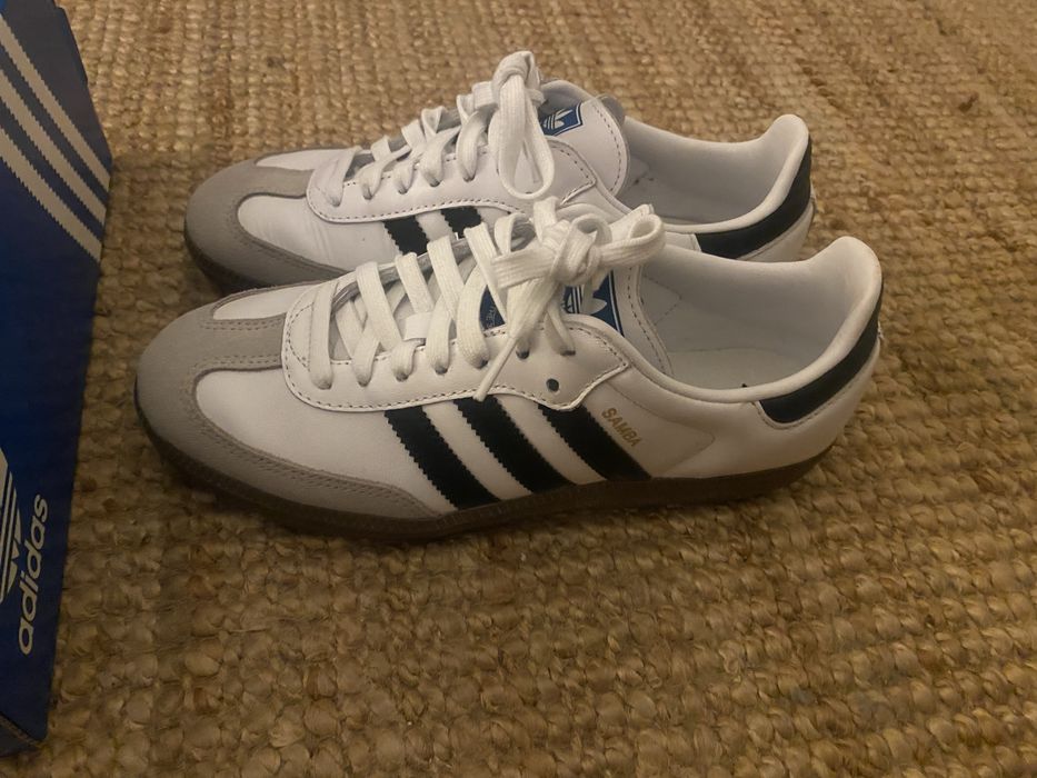 Tenis adida samba brancos novos