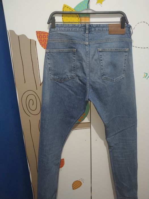 Spodnie dżinsowe z wysokim stanem H&M