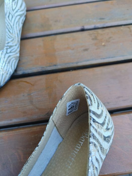 Baleriny wzór zebra