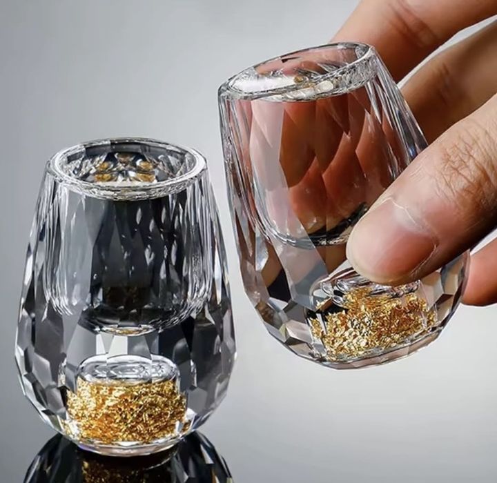Kieliszki kryształowe NOWE do wysokoprocentowych trunków