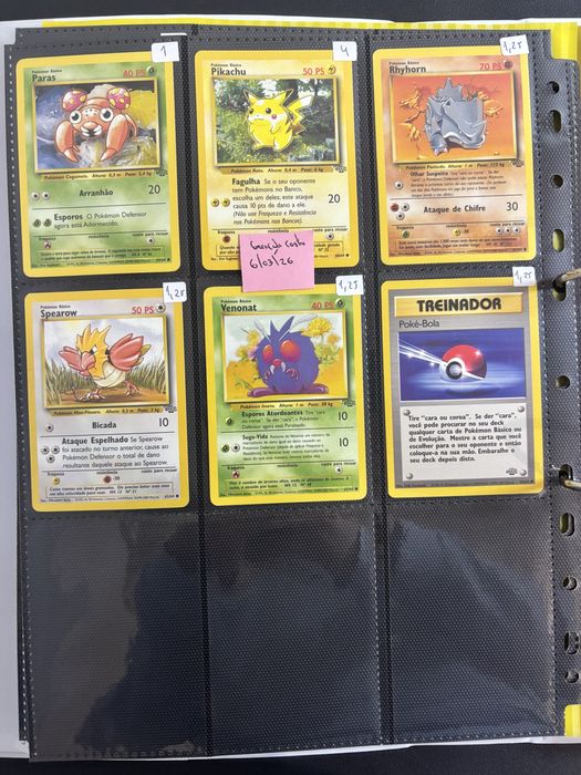 Cartas Pokemon Jungle Pt e Ingles