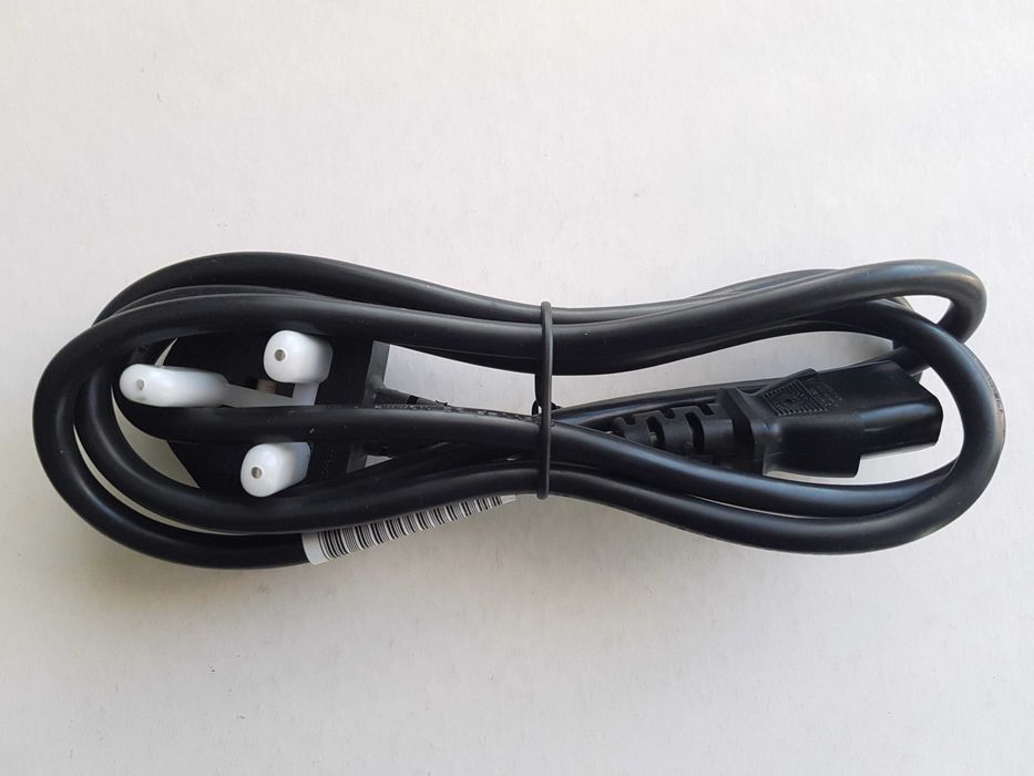 UK PC Power Cable with fuse 1 m