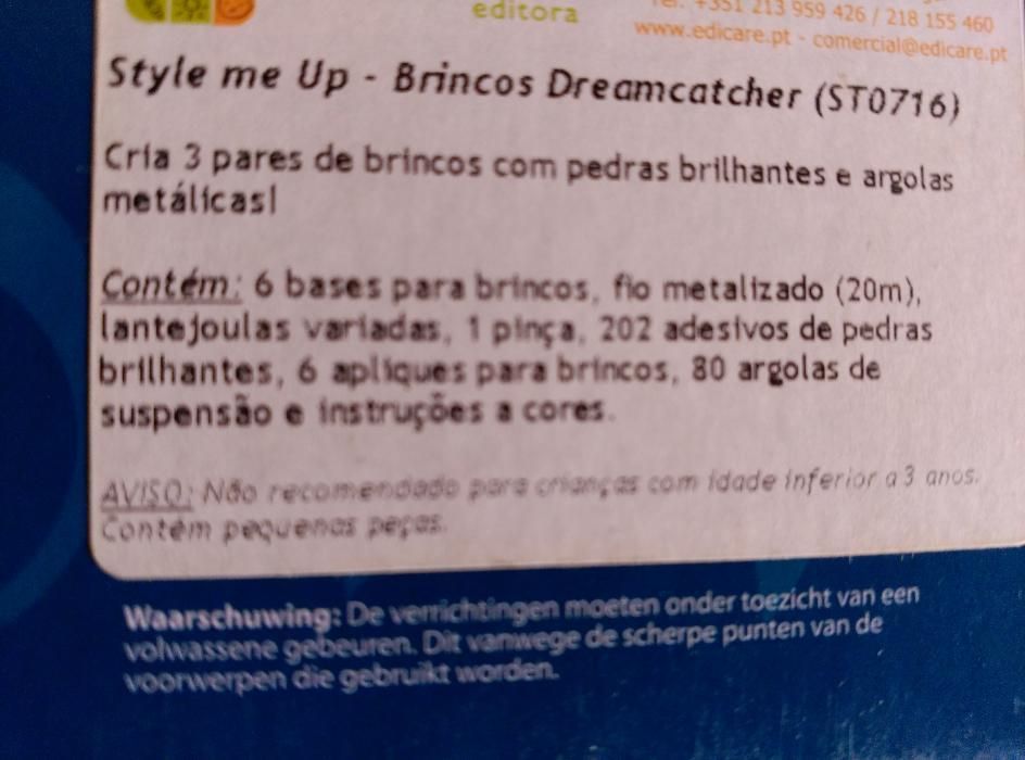 Kit / Jogo para Fazer Brincos - Novo