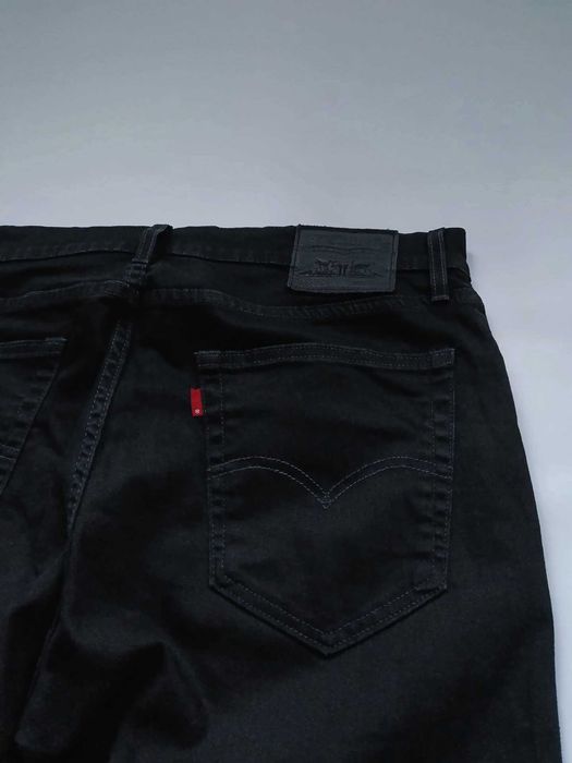 Levi's Premium 512 Blank Red Tab Slim Taper Jeans 36x30 - Full Black