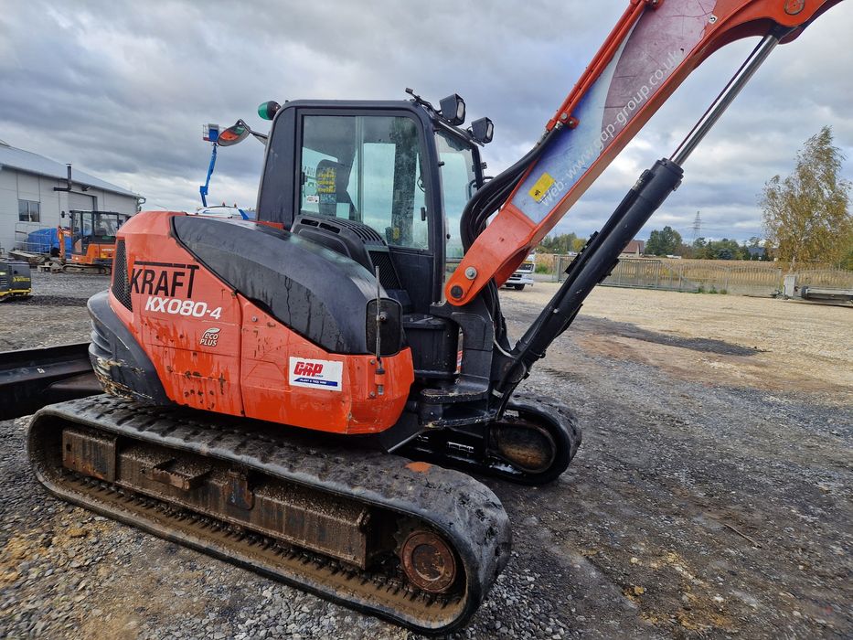 Kubota kx080-4, 2015r, sprowadzona
