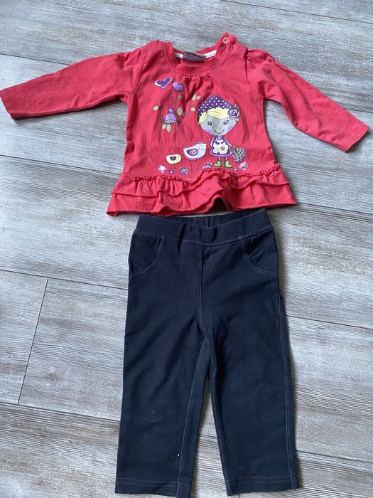 Komplet dziewczęcy 68 - 80 cm