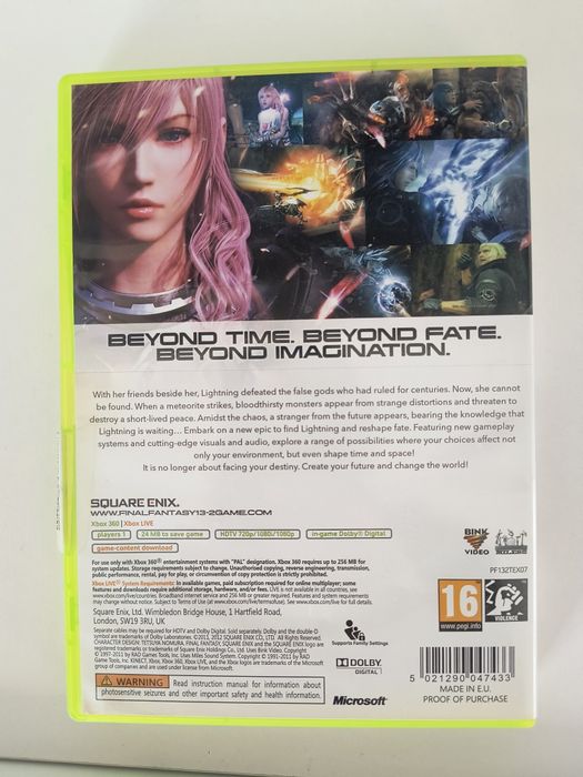 Gra Final Fantasy XIII -2 XBOX 360