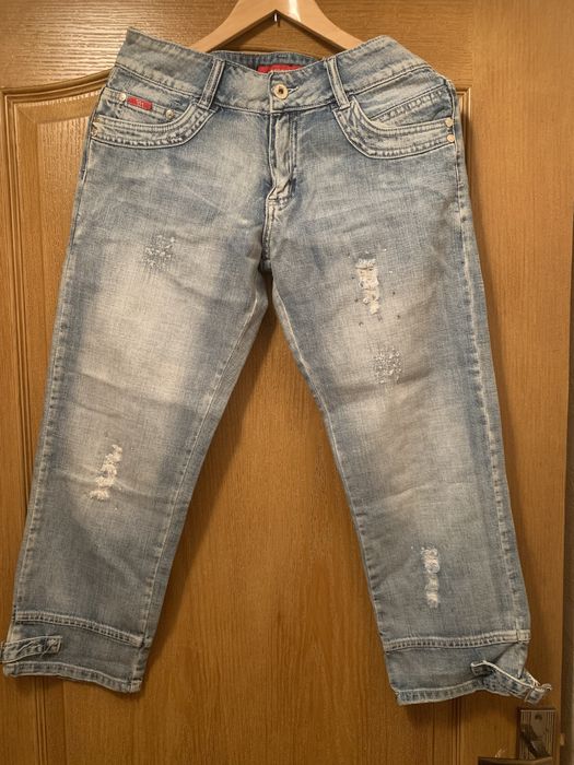 Бриджи джинсовые женские