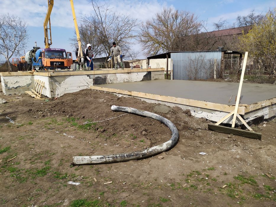 Заливка бетона, стяжки, отмостка и многое другое