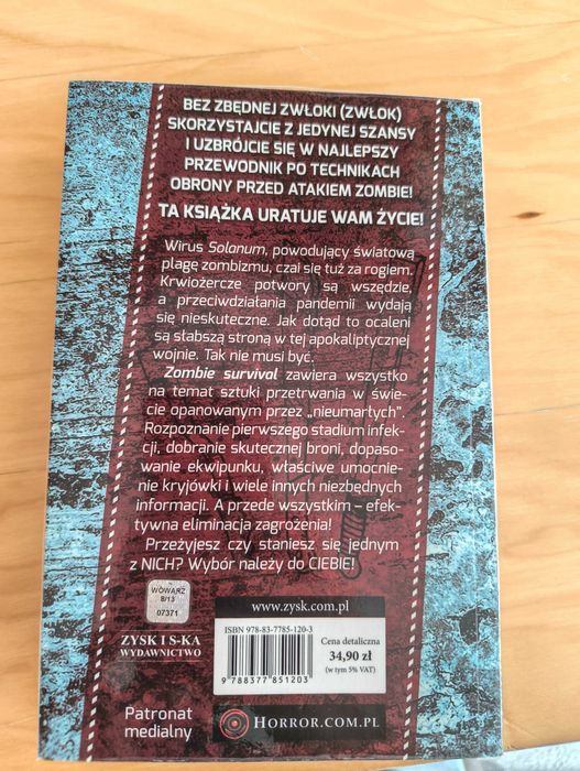 Książka Zombie Survival