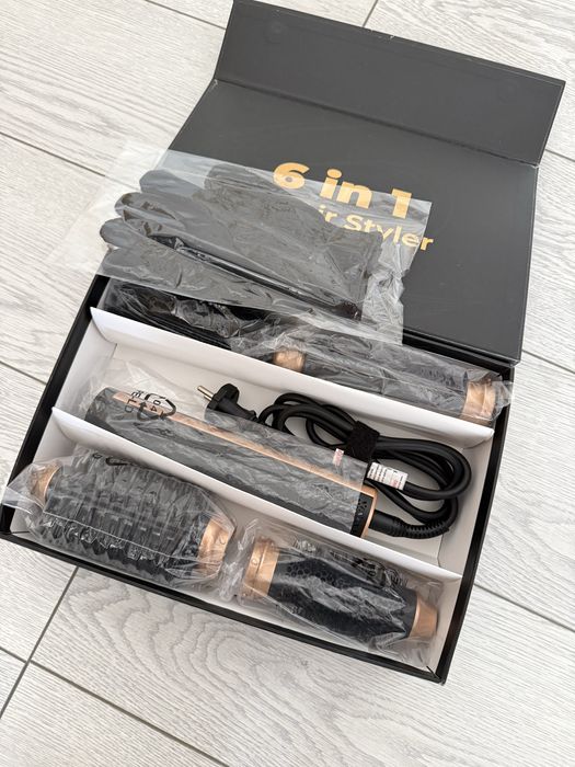 Фен-стайлер 6в1 з насадками (новий, без однієї насадки)