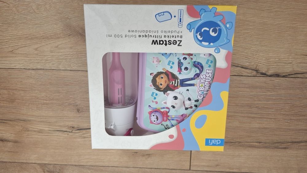 Nowy bidon Dafi Solid plus śniadaniowka Gabi