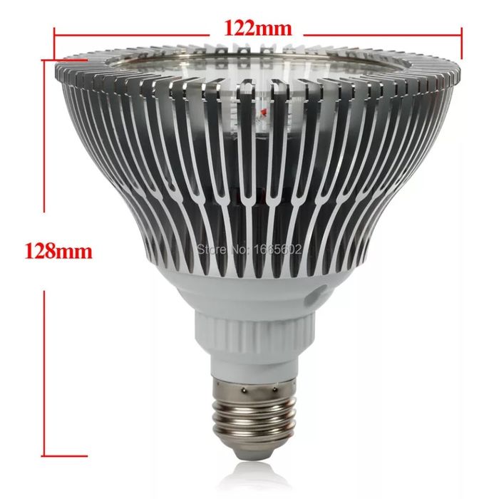 Лампа для рослин, фітолампа, grow led bulb 54w