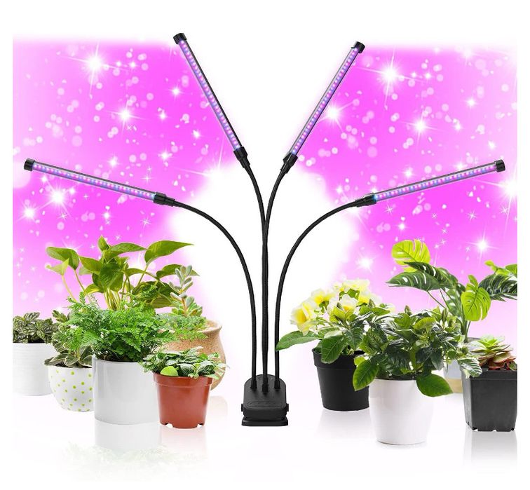 Фитолампа для растений и рассады полный спектр 2 4 лампы LED LAMP