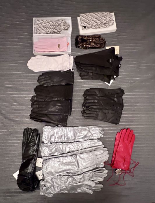 Перчатки шкіряні жіночі, нові