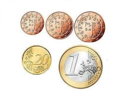 Portugal séries moedas correntes euro UNC ver descrição