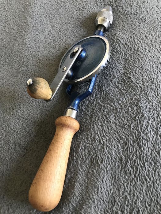Stanley No 805 wiertarka ręczna made in England oryginał po renowacji