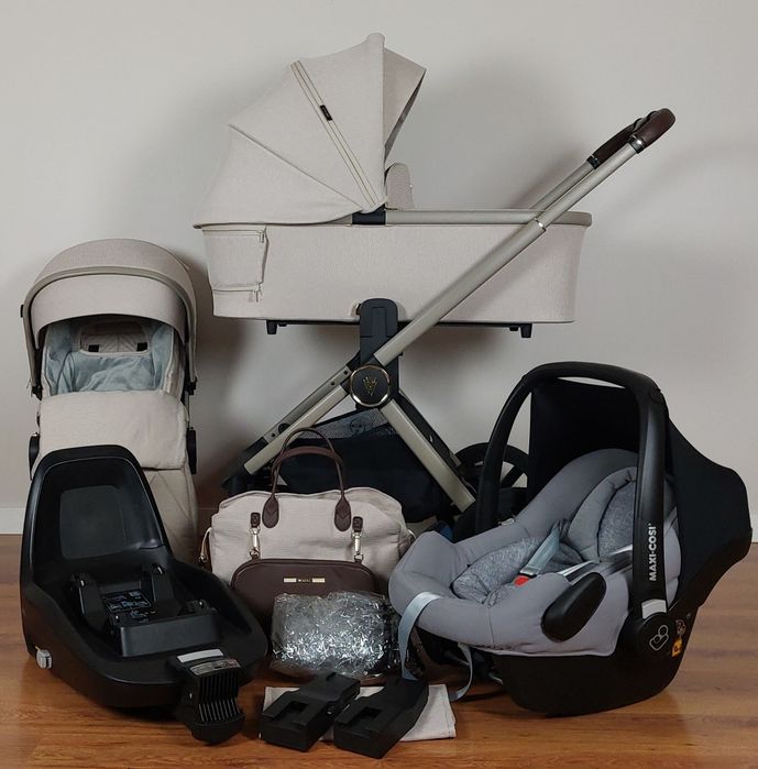 wózek JAK NOWY  Venicci Upline  Stone Beige 4w1