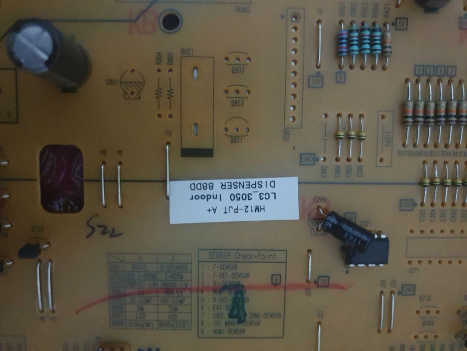 Placa eletronica principal frigorifico samsung DA92