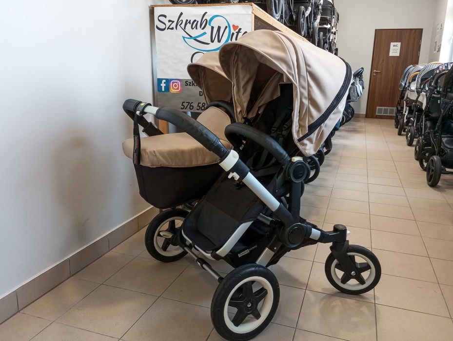 szkrabwita.pl Bugaboo Donkey rok po roku 2w1 3w1 dla bliźniaków GWARANCJA 12 miesięcy