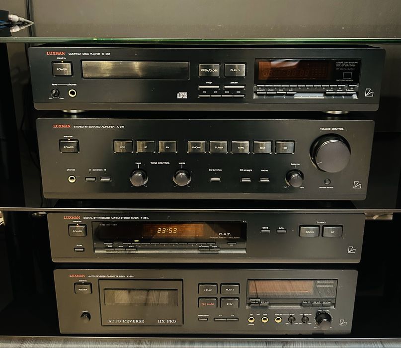 Luxman zestaw hi-fi D-351 / A-371 / T-351L / K-351 | IDEALNY STAN