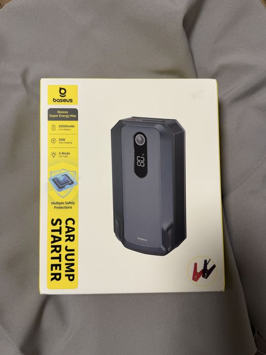 Пуско-зарядний пристрій Baseus Super Energy Max Car Jump Starter 20000mAh