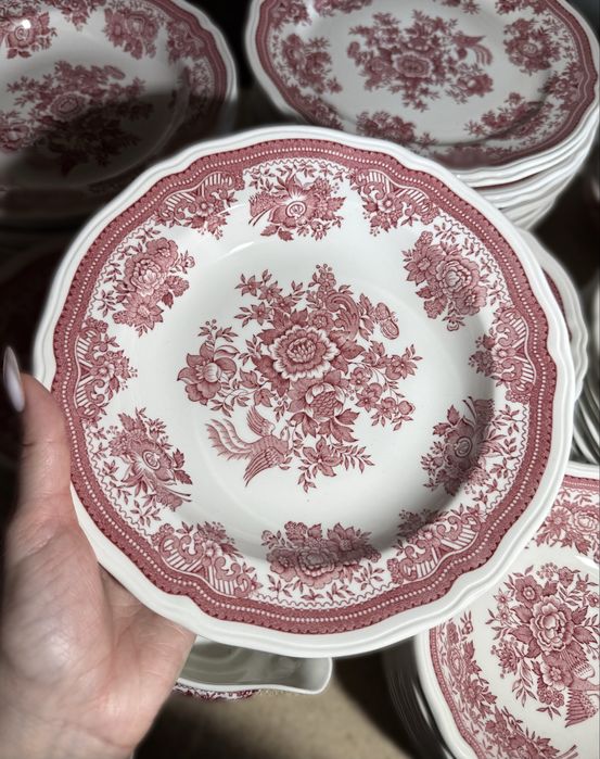 Вінтажний сервіз Vileroy&boch Fasan рожевий