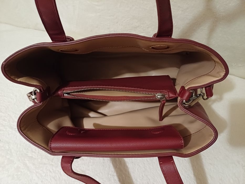 Linda carteira de mulher de cor bordeaux - Make your life simple