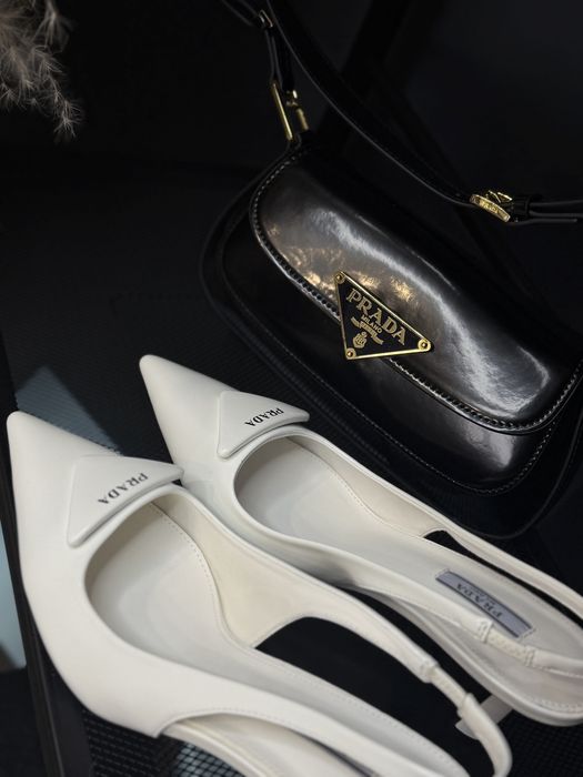 Жіноча сумка Prada Patent Leather Black / Red