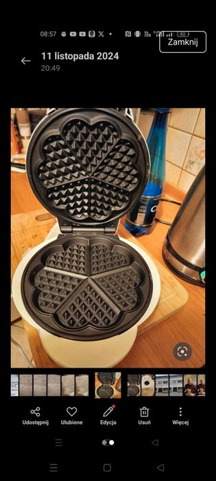 Nowa raz użyta gofrownica