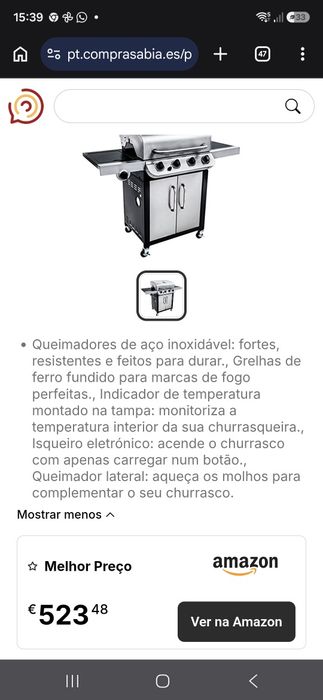 Churrasqueira a gás Char-Broil