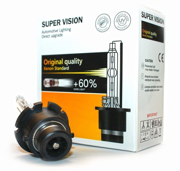 Лампа ксенонова D4S 35W Super Vision лампи бі ксенон штатні HID