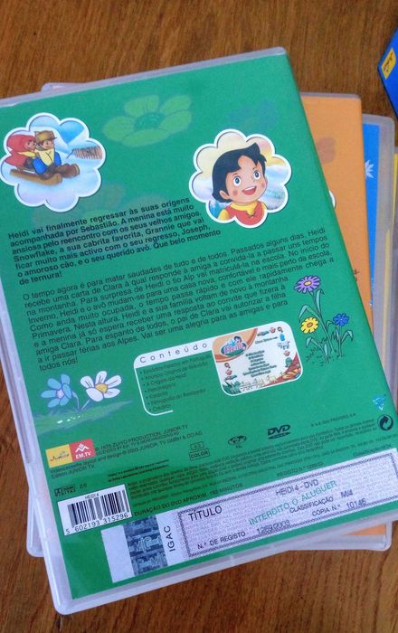 dvd HEIDI série completa