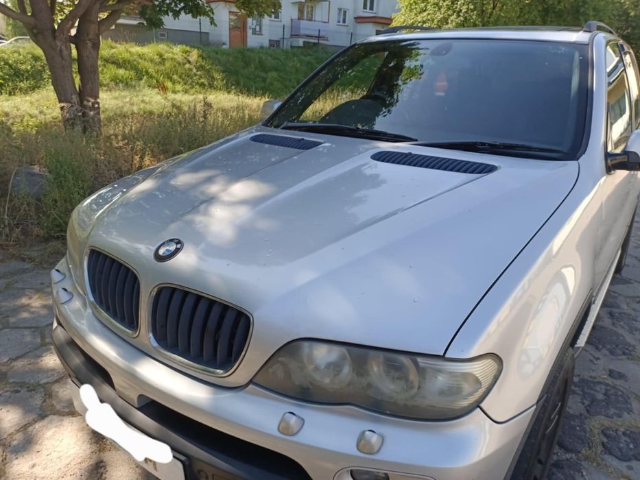Maska pokrywa silnika BMW X5 e53 lift Titansilber 354