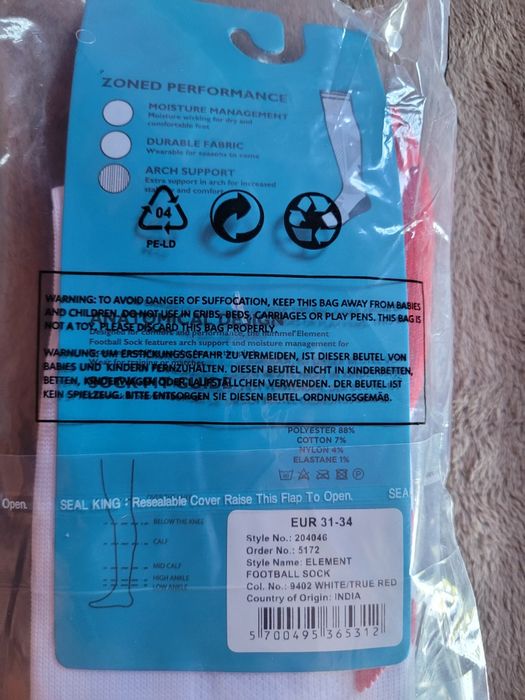 Skarpetki dziecięce hummel rozmiar 31-34