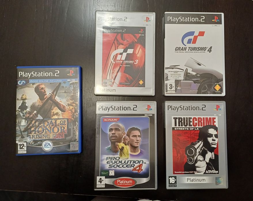 Lote de 5 jogos Ps2