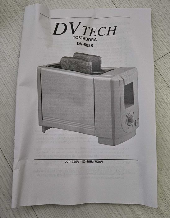 Torradeira DV Tech (NOVA)