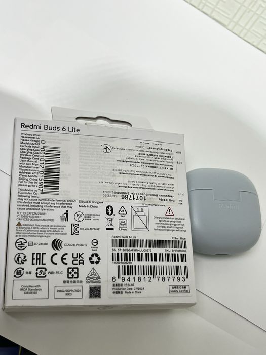 Навушники TWS Xiaomi Redmi Buds 6 Lite BHR8660GL(Глобальна версія) НОВІ!