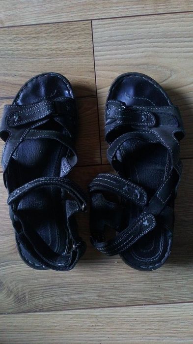 skórzane sandały lasocki skóra naturalna brązowe